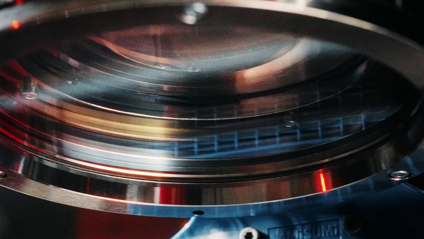Precision motion: air bearings, linear motors and granite.