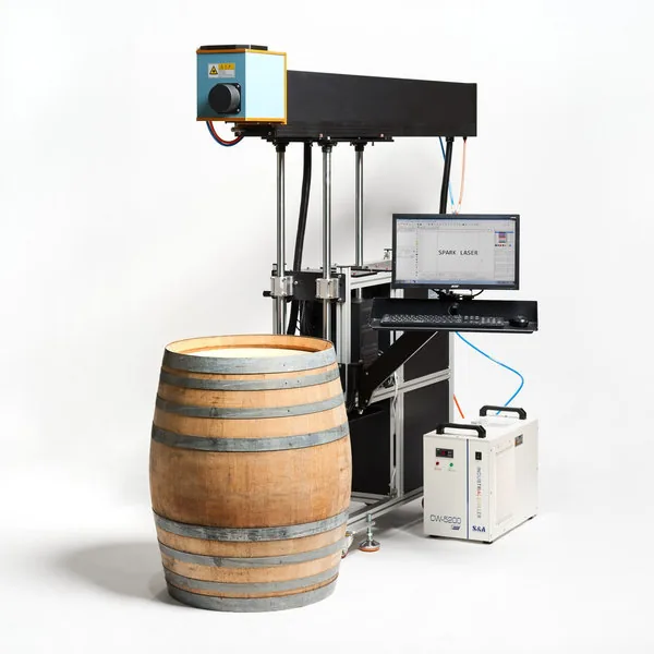 Sample made on the Spark Flash 50 CO₂ laser marker